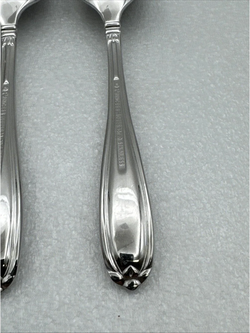 Set Of 5 Princess House BARRINGTON Oval Soup Spoons 18/10 Stainless Flatware 7